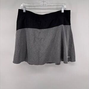 BCG Athletic Skort Black and Gray Women's XL Activewear Skirt‎